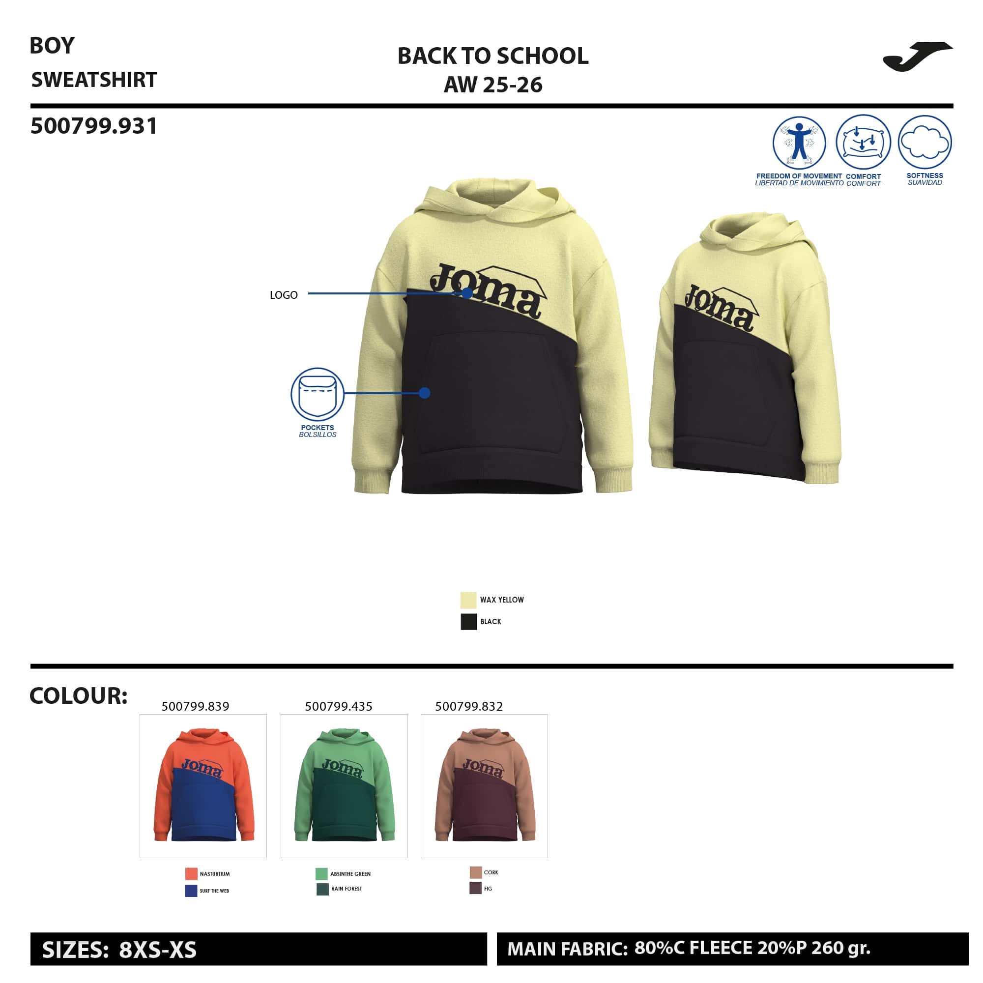 Hooded sweater boy Park