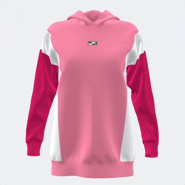 Hooded sweater woman Park pink