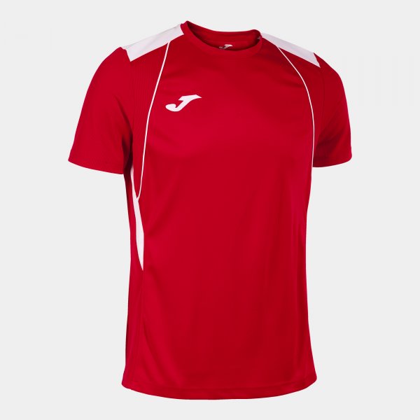 Shirt short sleeve man Championship VII red white