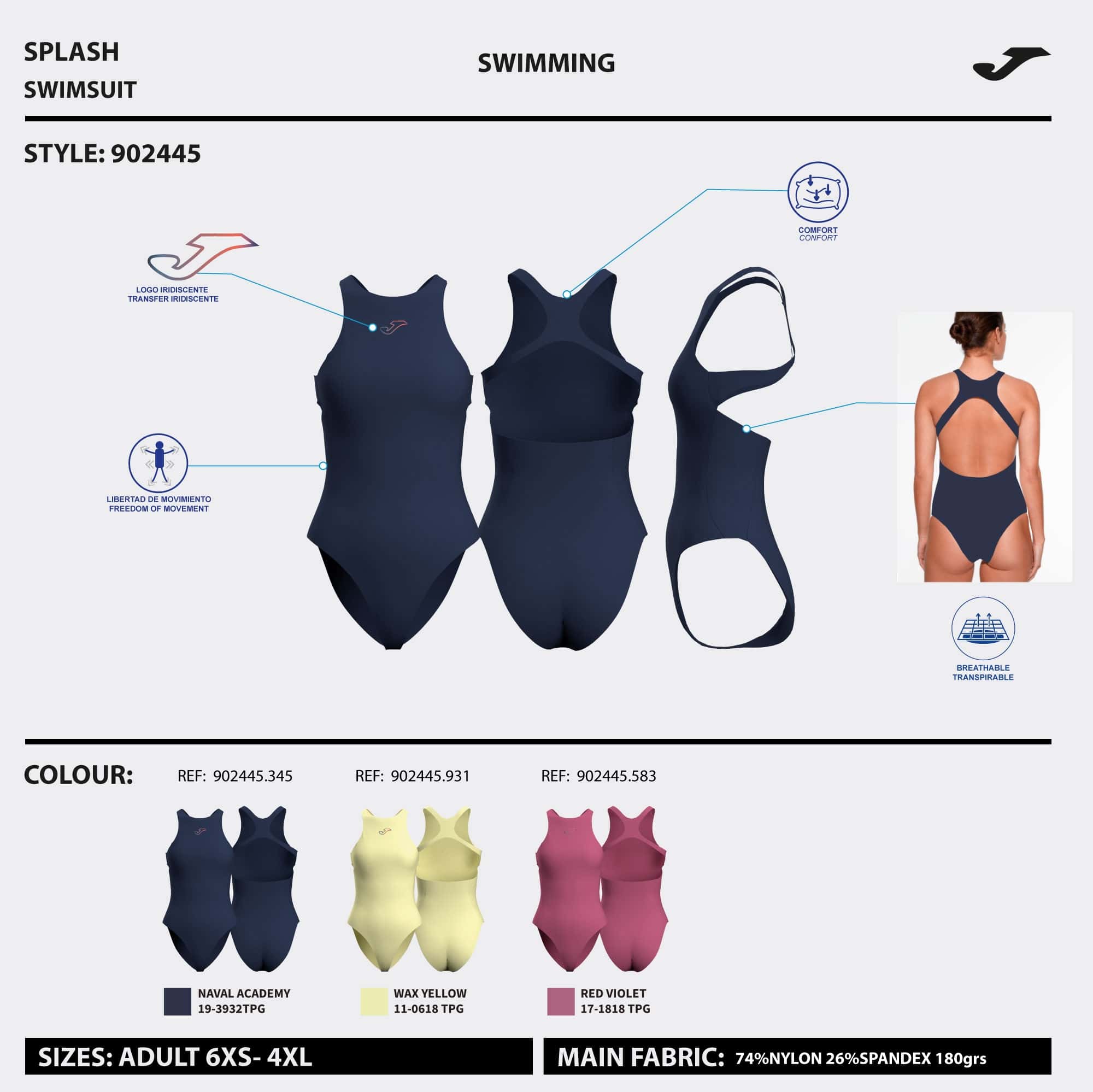 Swimsuit woman Splash