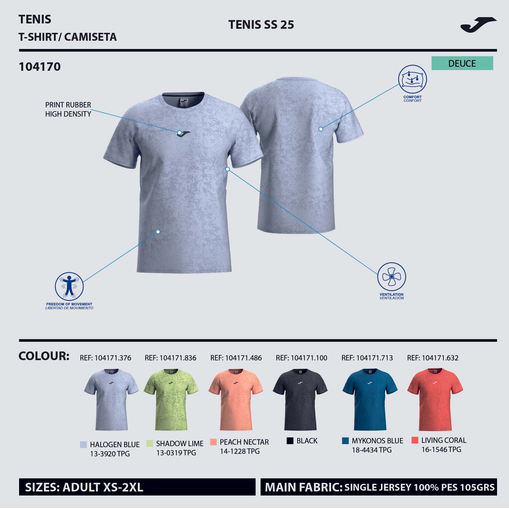 Shirt short sleeve man Challenge 