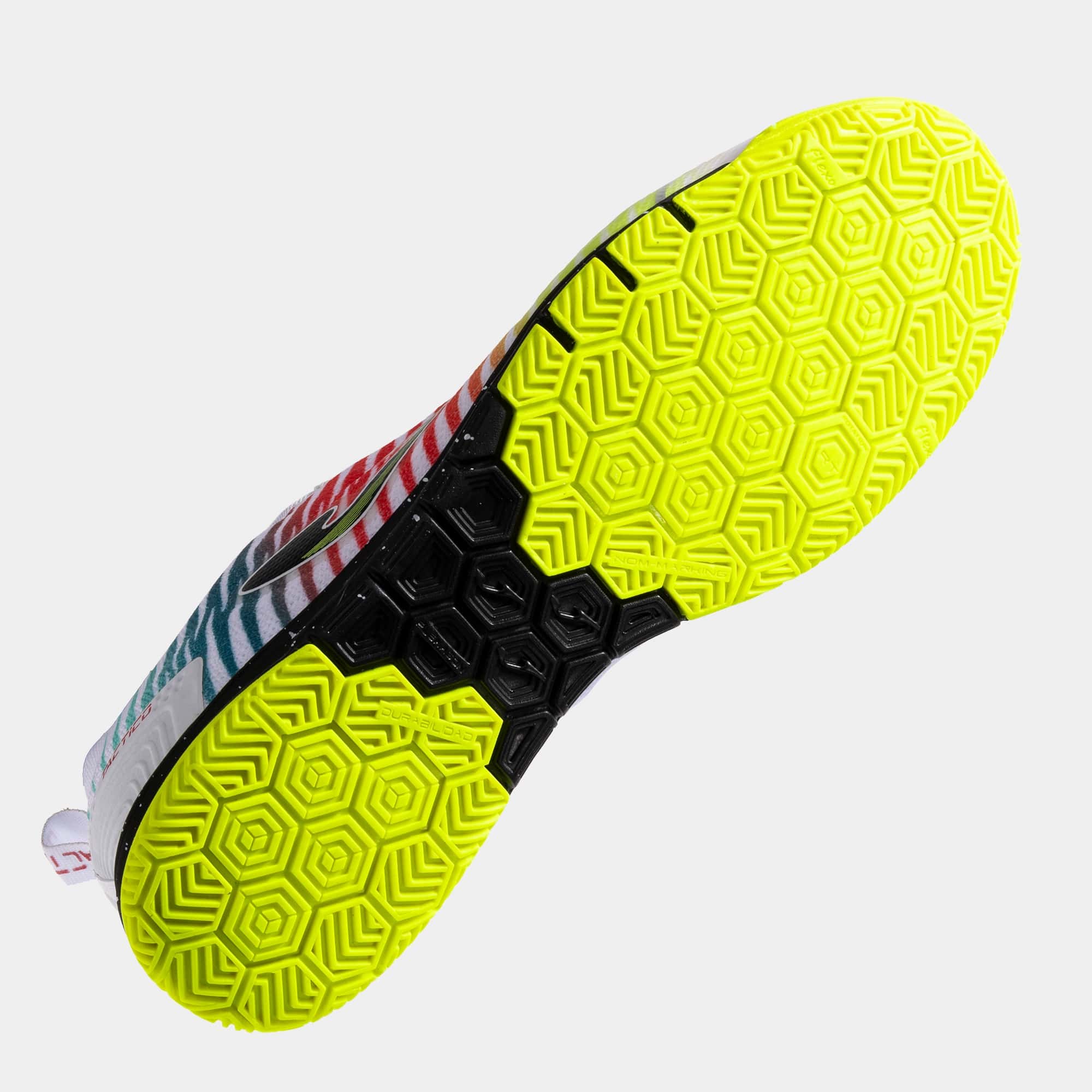 Futsal shoes Tactico 25 indoor white yellow red