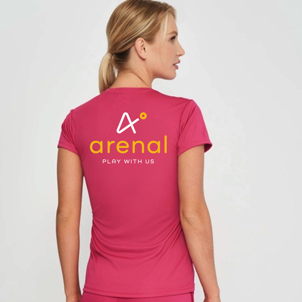 Arenal - Shirt short sleeve woman Combi pink