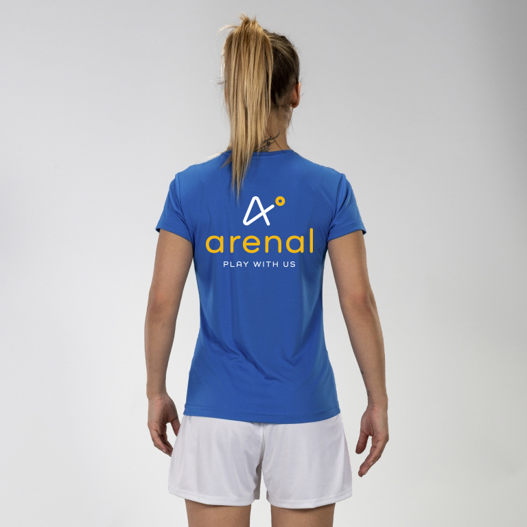 Arenal - Shirt short sleeve woman Combi royal blue