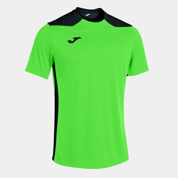 Shirt short sleeve man Championship VI fluorescent green black