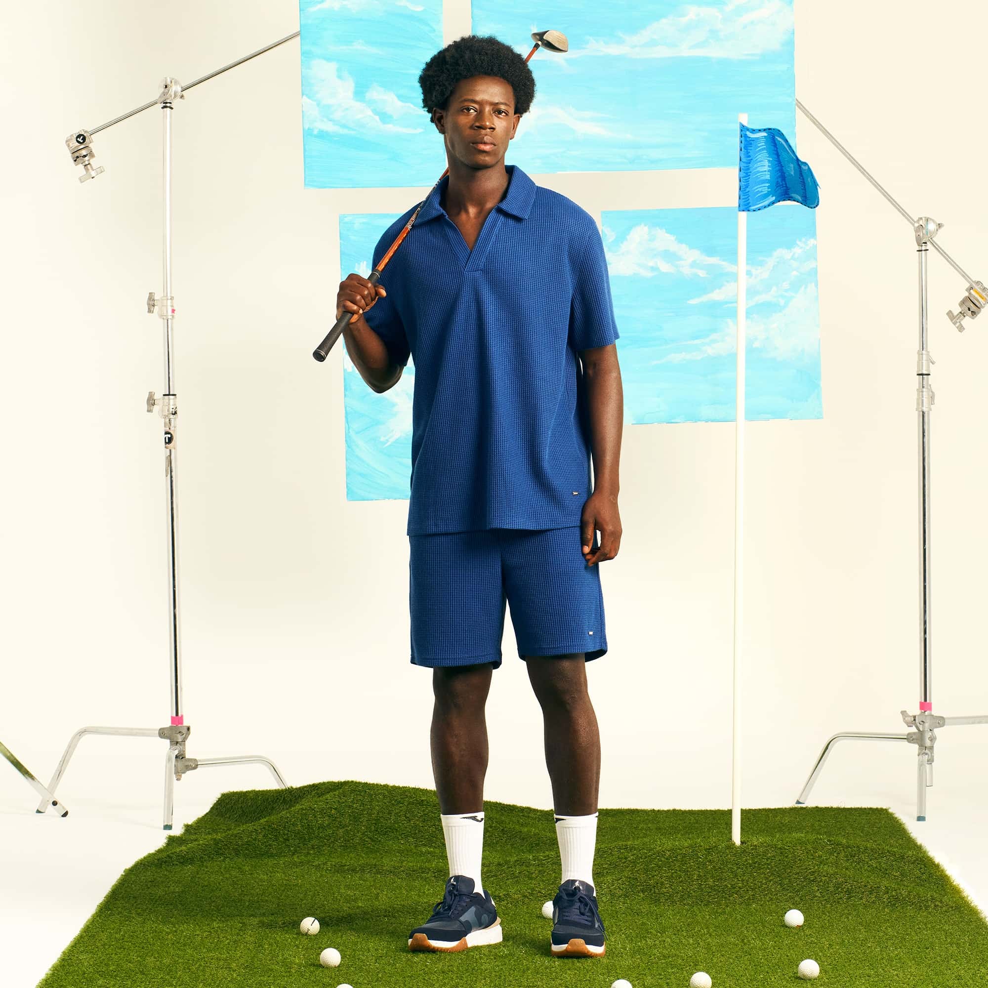 Polo shirt short-sleeve man Mimetic