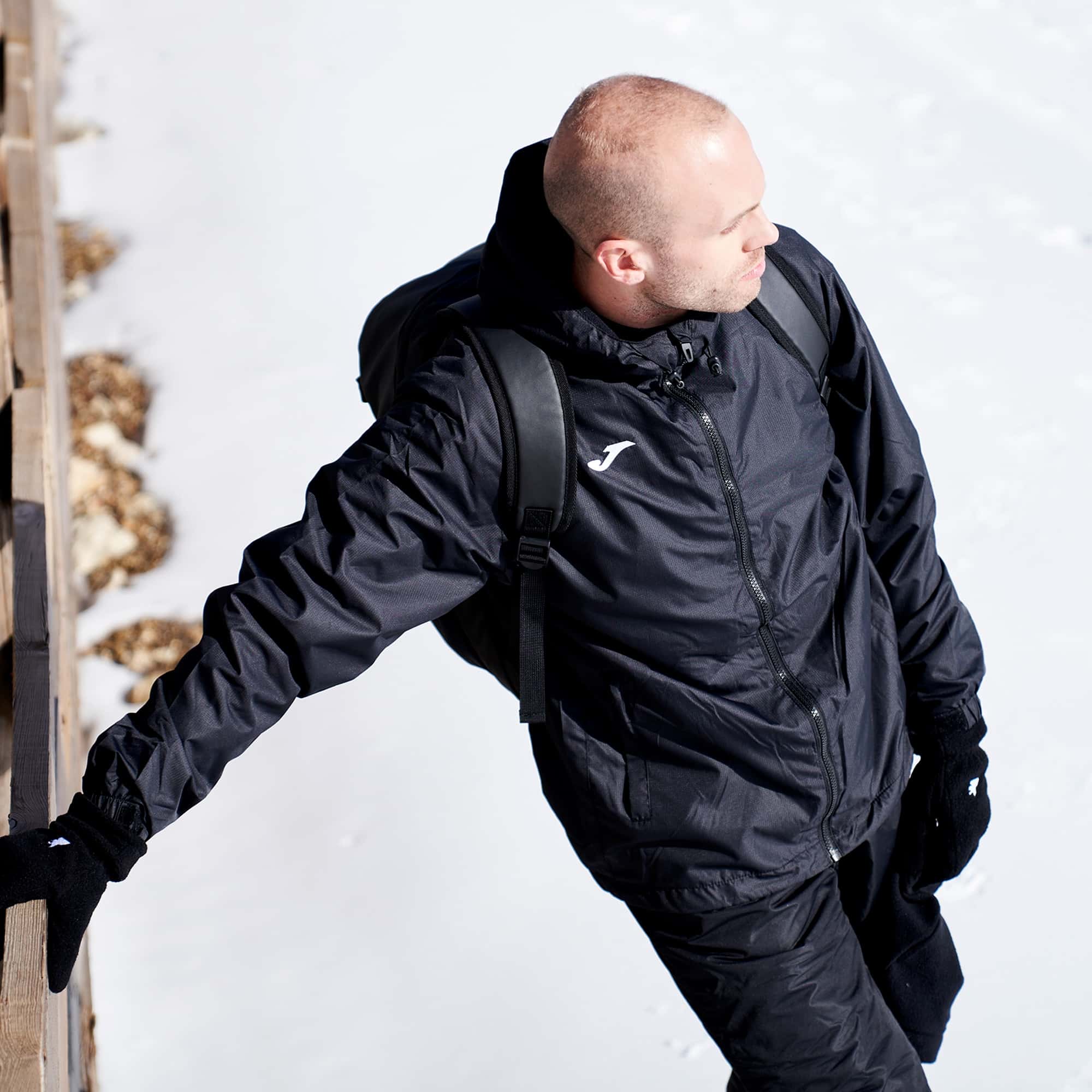 Rainjacket man Cervino