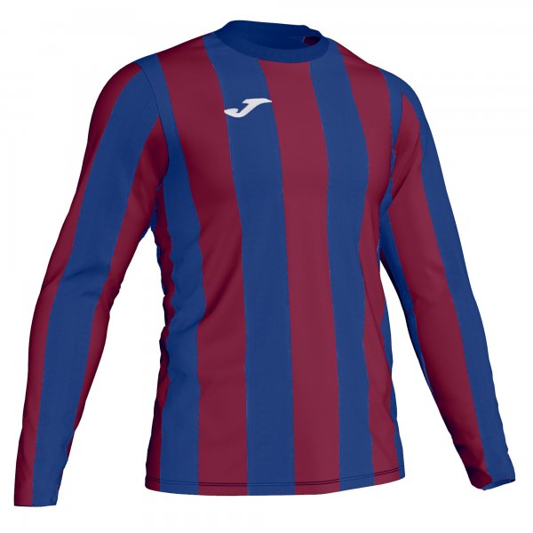 Long sleeve shirt man Inter blue burgundy