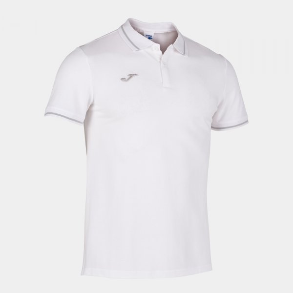Polo shirt short-sleeve man Confort II white