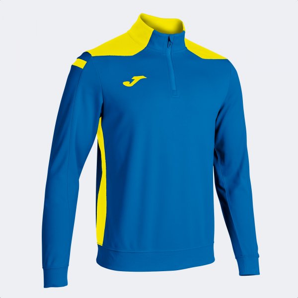 Sweatshirt man Championship VI royal blue yellow
