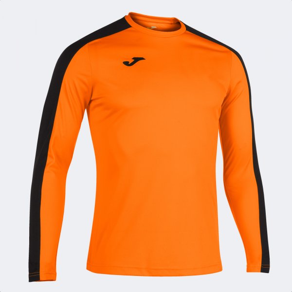Long sleeve shirt man Academy III orange black