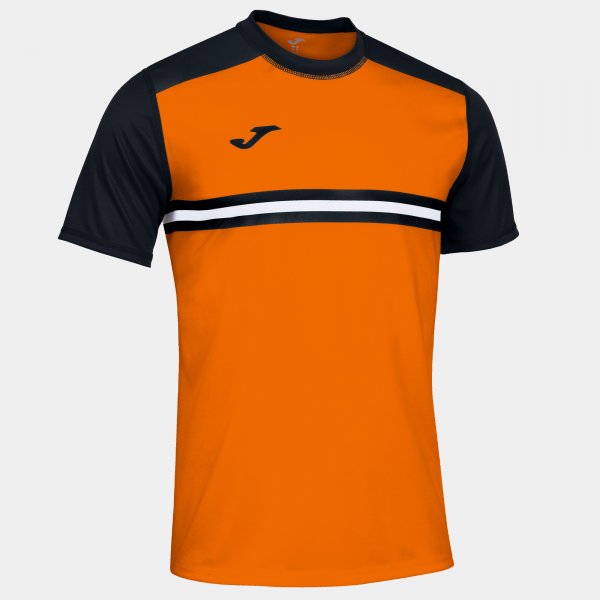Shirt short sleeve man Hispa IV orange black