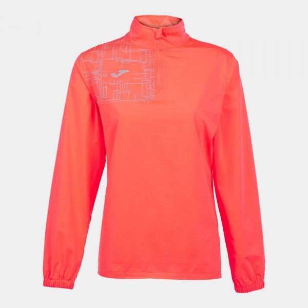 Sweatshirt woman Elite VIII fluorescent coral