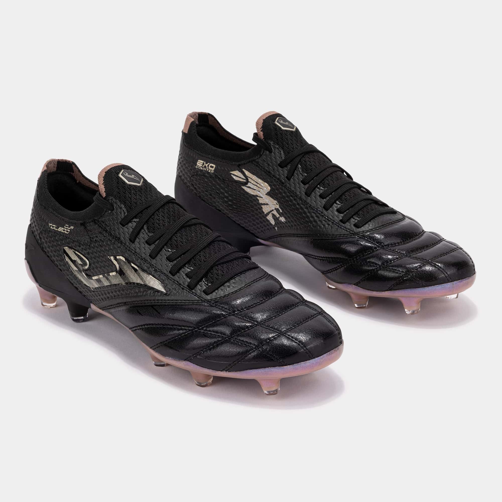 Football boots Toledo Cup 26 firm ground FG black