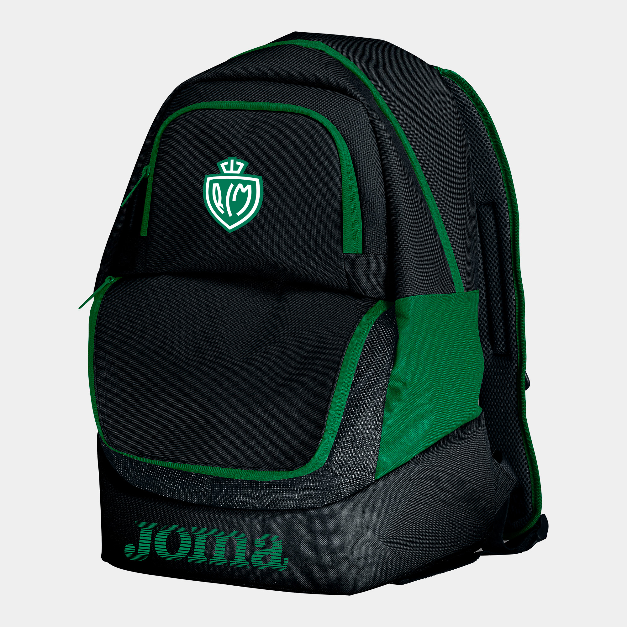 Racing Mechelen - Backpack - shoe bag Diamond II black green