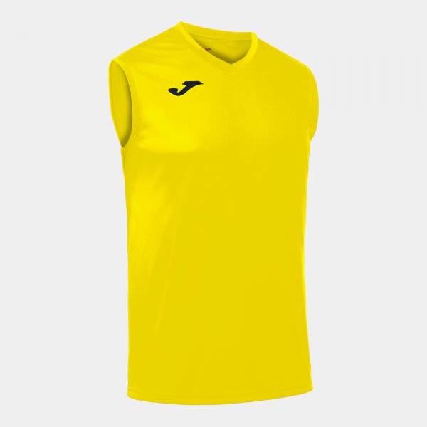 Sleeveless t-shirt man Combi yellow