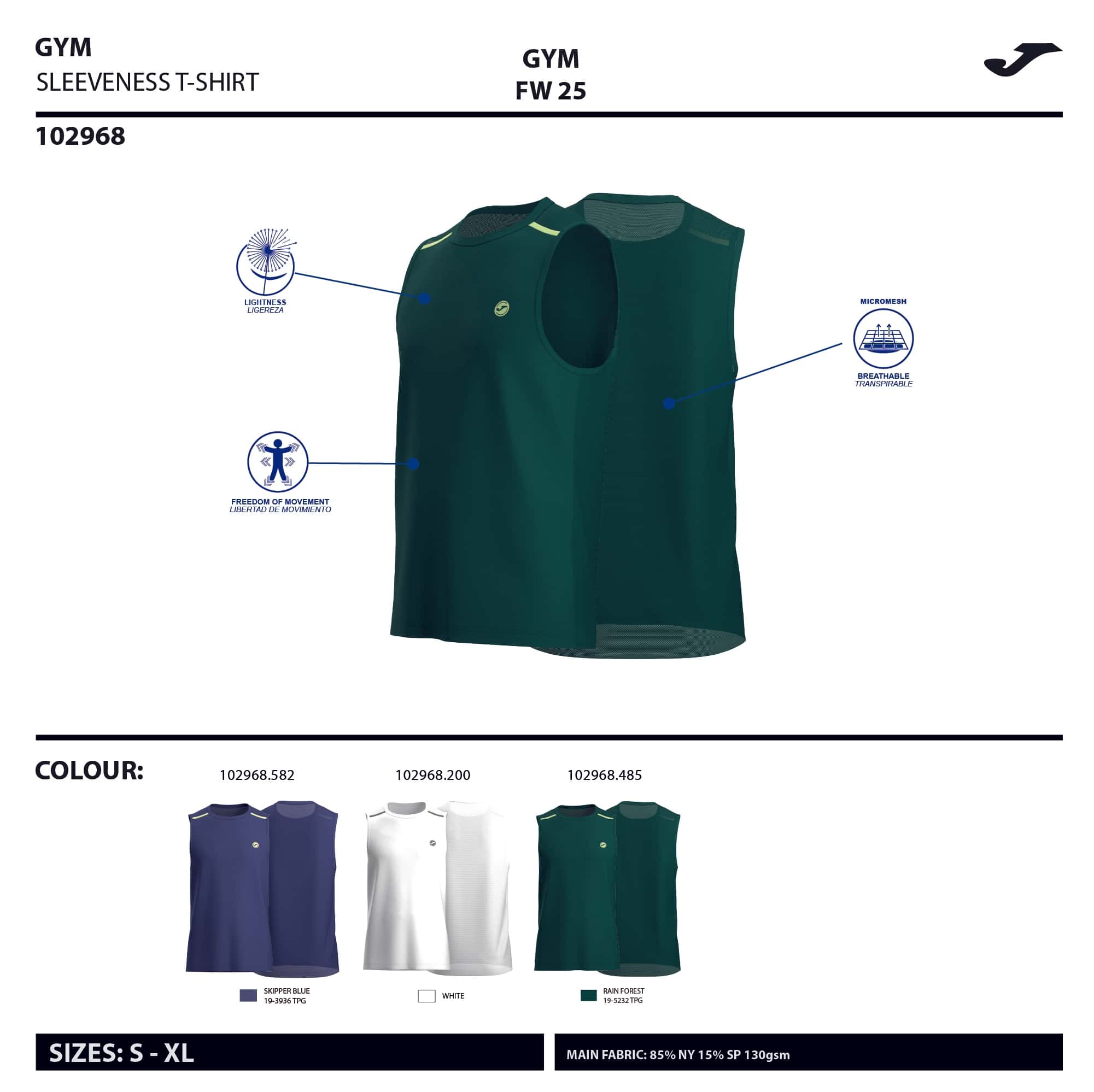 Sleeveless t-shirt man Indoor Gym