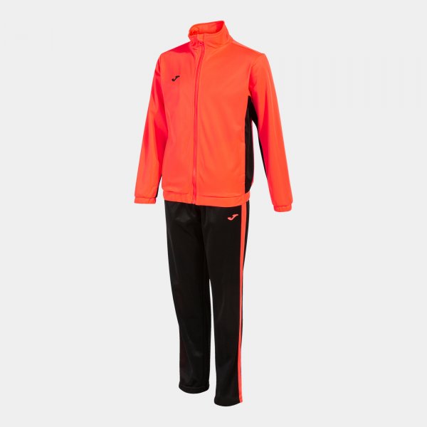 Tracksuit boy Twin fluorescent coral black