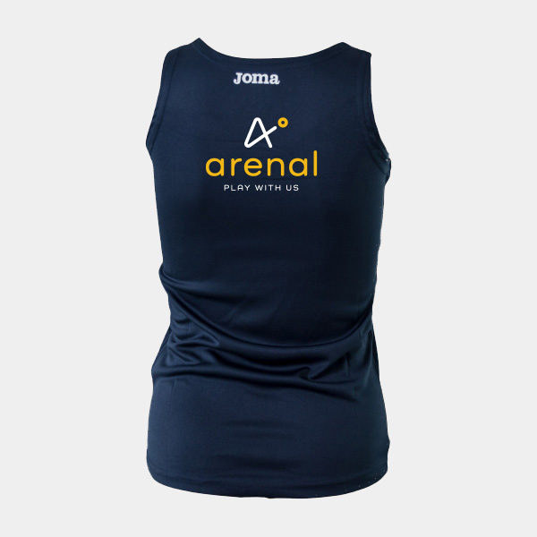 Arenal - Sleeveless t-shirt woman Diana navy blue