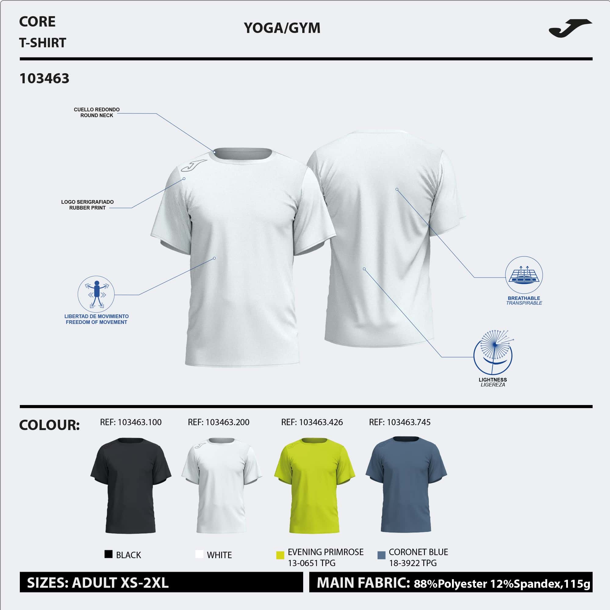 T-Shirt short sleeve man Indoor gym