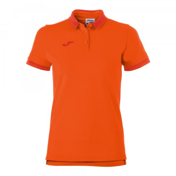 Polo shirt short-sleeve woman Bali II orange
