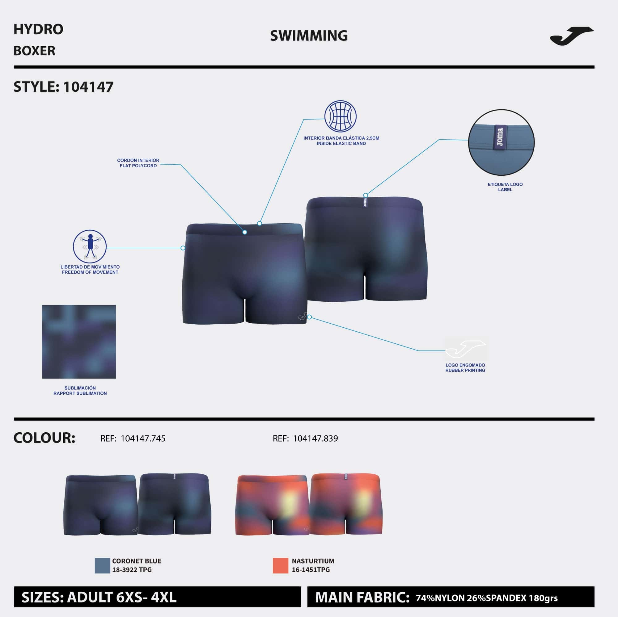 Swimming shorts man Hydro