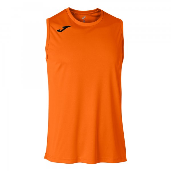 Sleeveless t-shirt man Combi Basket orange