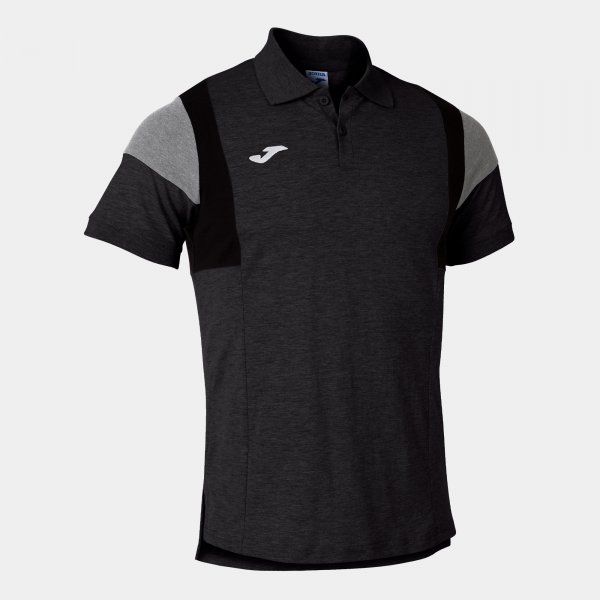 Polo shirt short-sleeve man Confort III melange gray