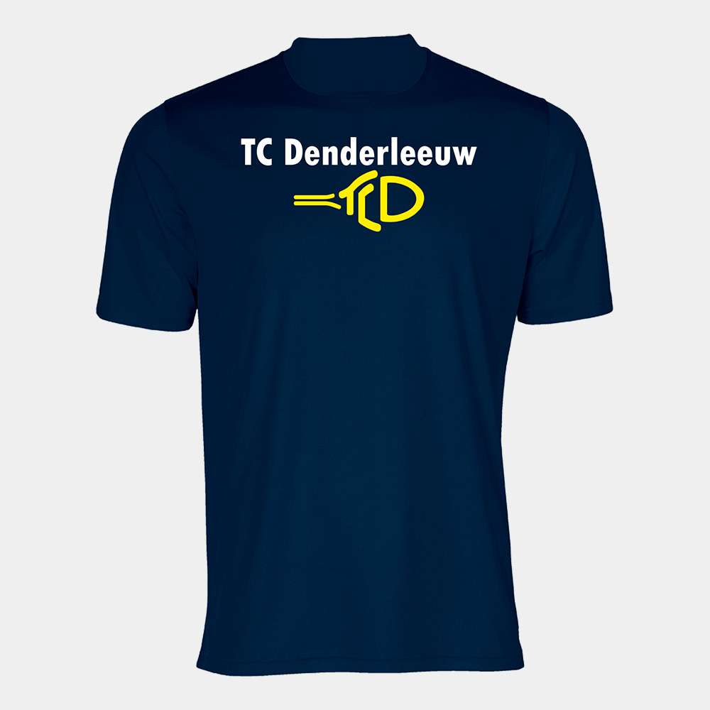 TC Denderleeuw - Shirt short sleeve man Combi navy blue
