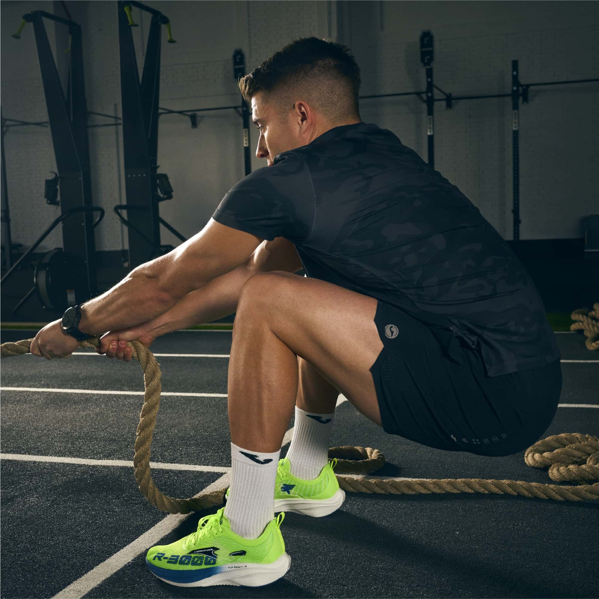 Bermuda shorts man Indoor