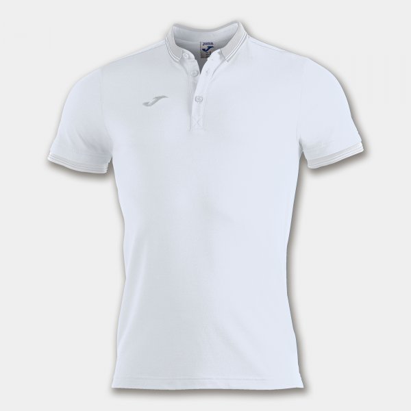 Polo shirt short-sleeve man Bali II white