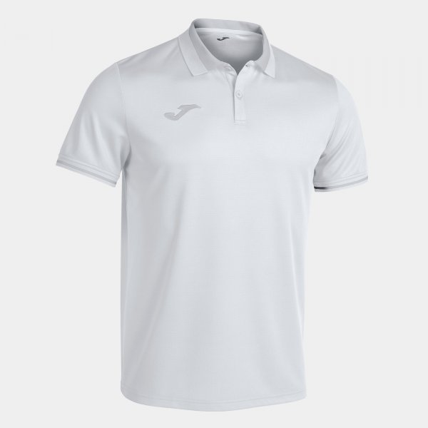 Polo shirt short-sleeve man Championship VI white gray