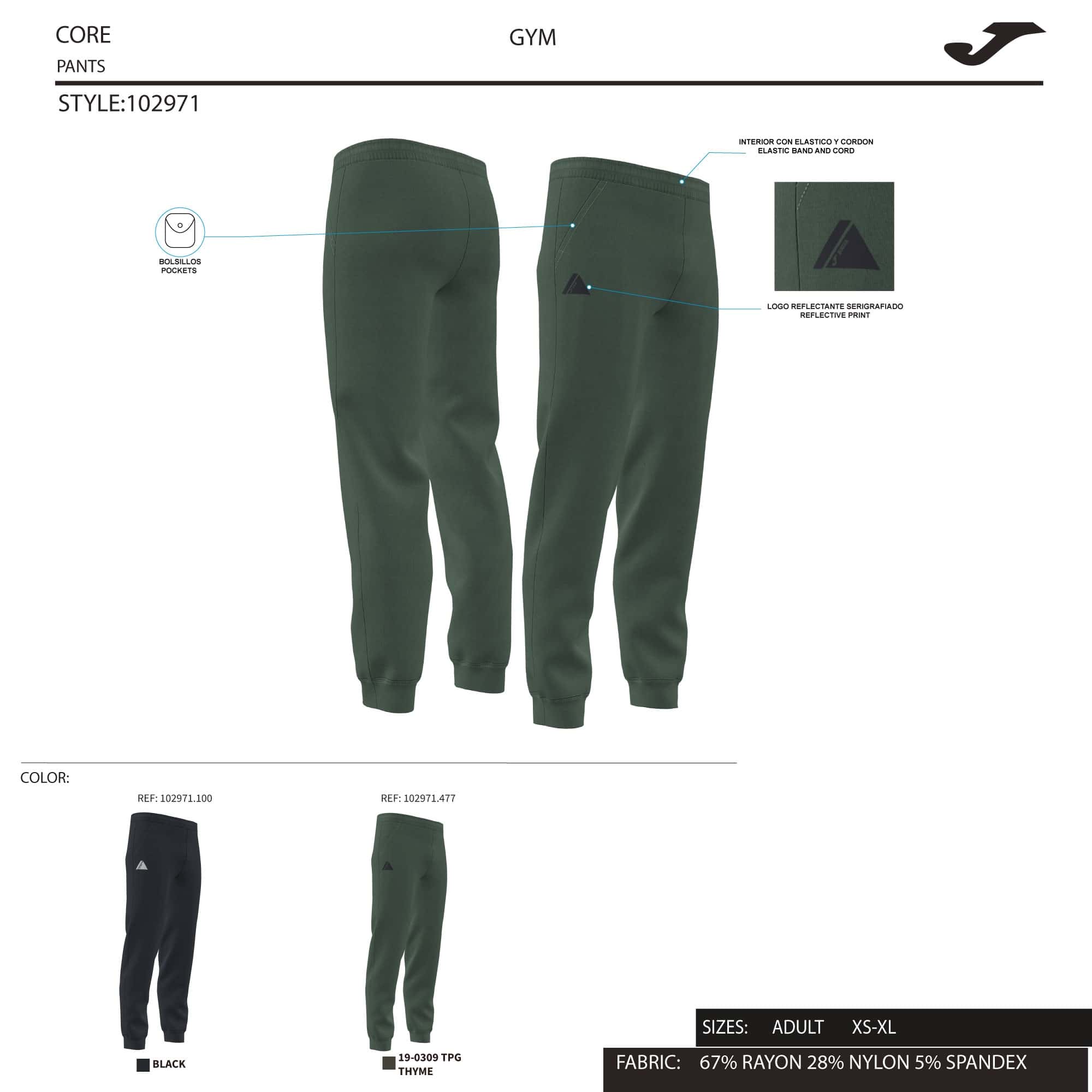 Longs pants man Indoor Gym