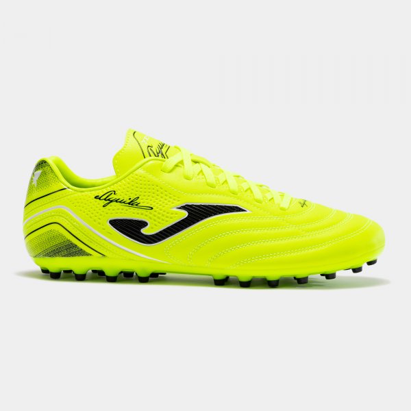 Football boots Aguila 23 artificial grass fluorescent yellow