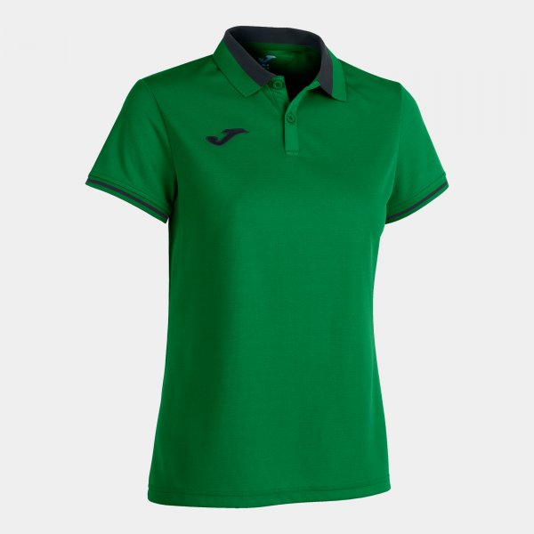 Polo shirt short-sleeve woman Championship VI green black