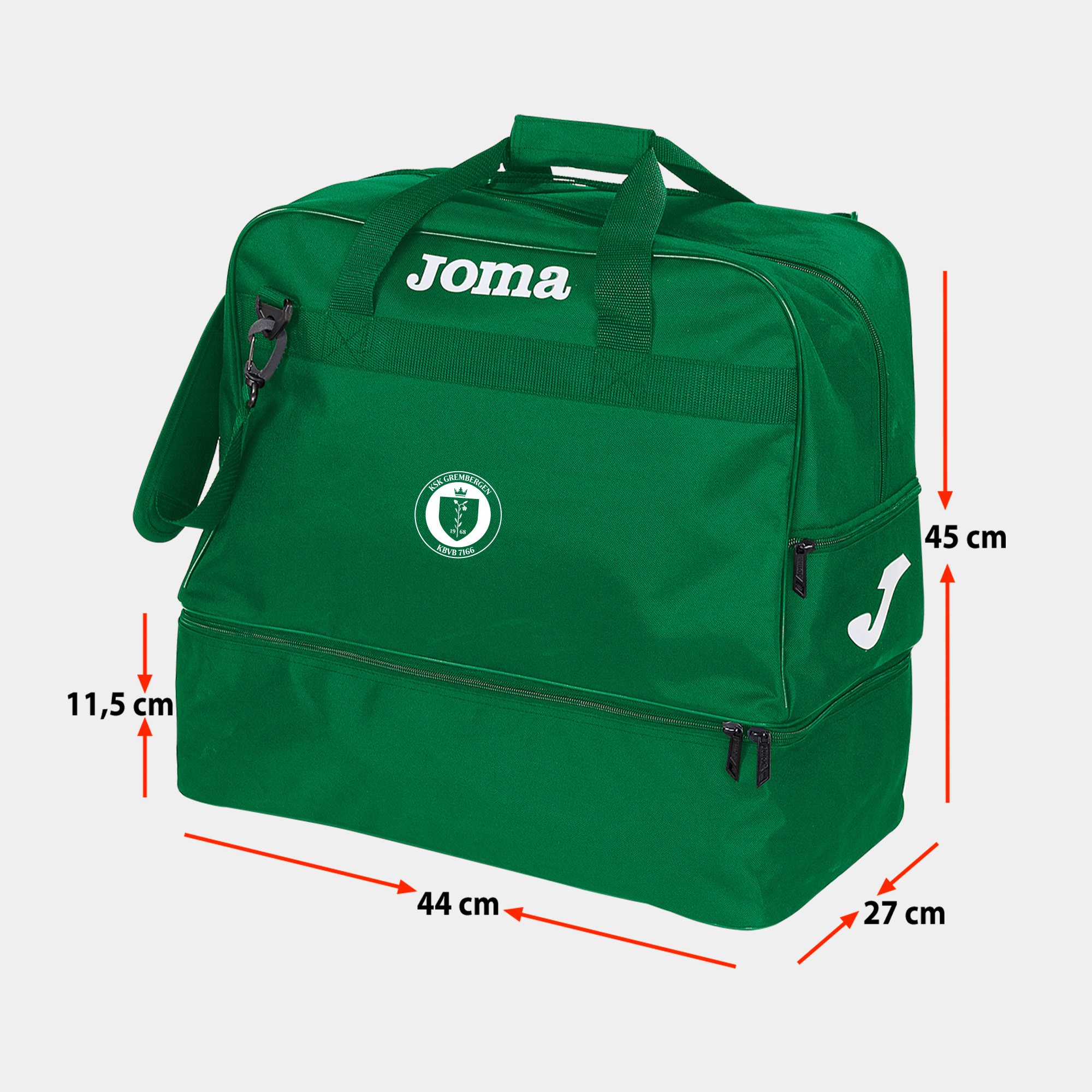KSK Grembergen - Sports bag Training III green