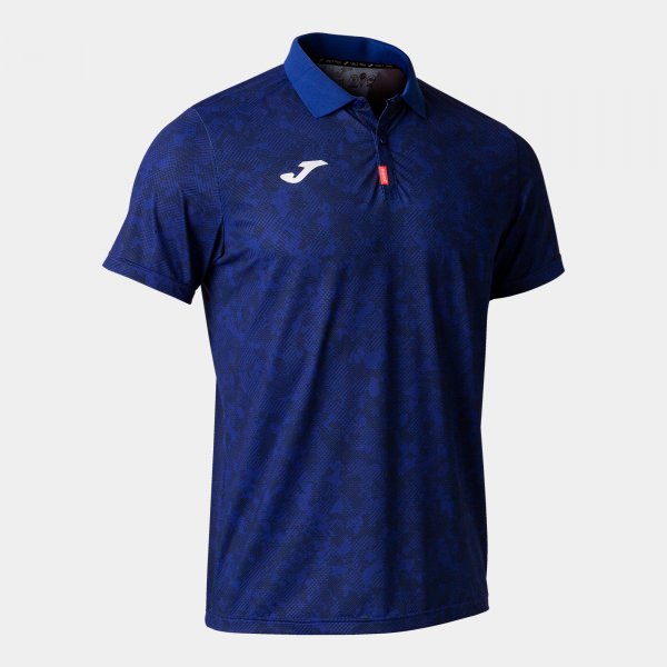 Polo shirt short-sleeve man Challenge blue