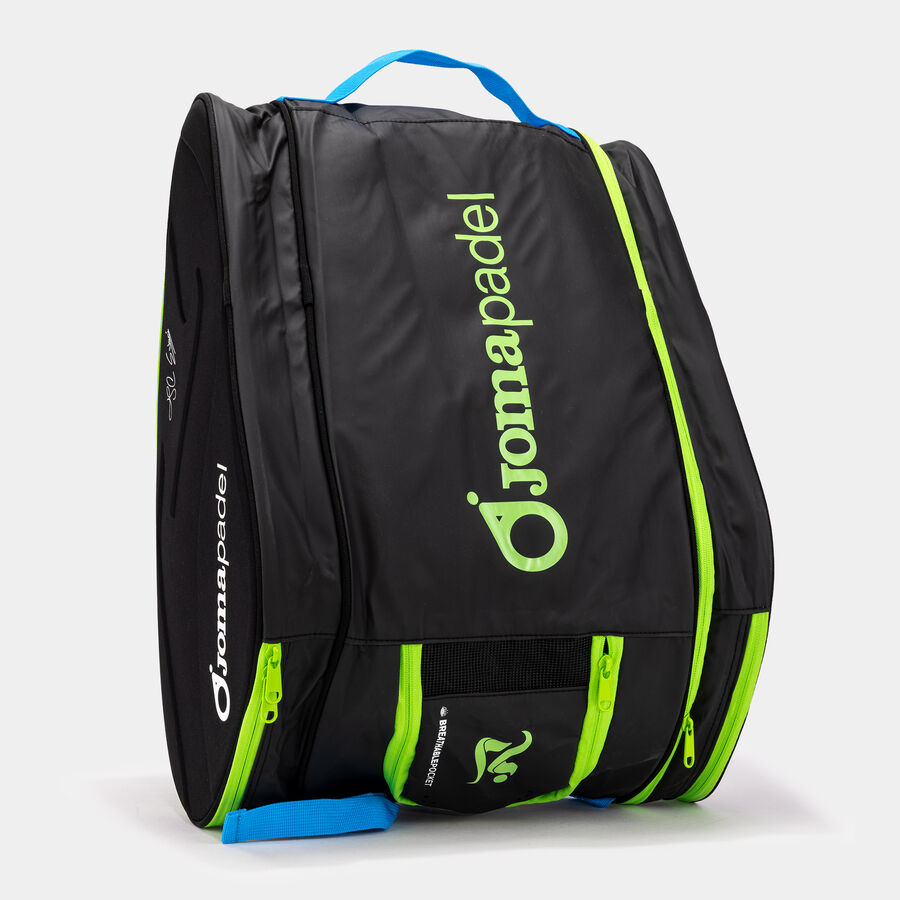 Padel racket bag Juanlu Esbrí black mx green