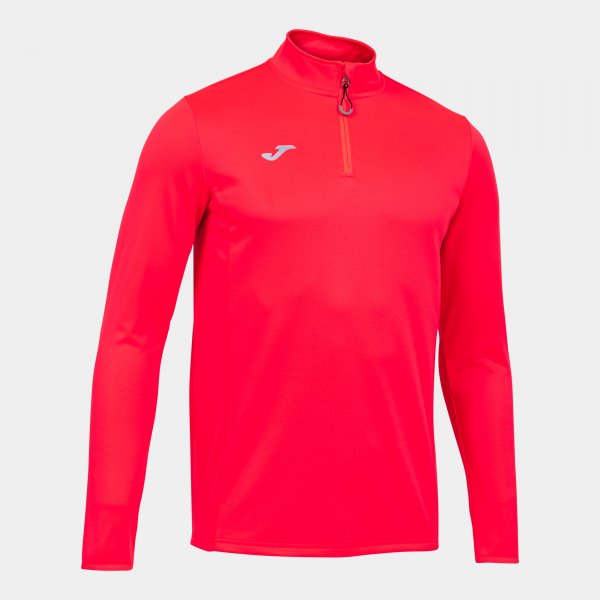 Sweatshirt man Running Night fluorescent coral