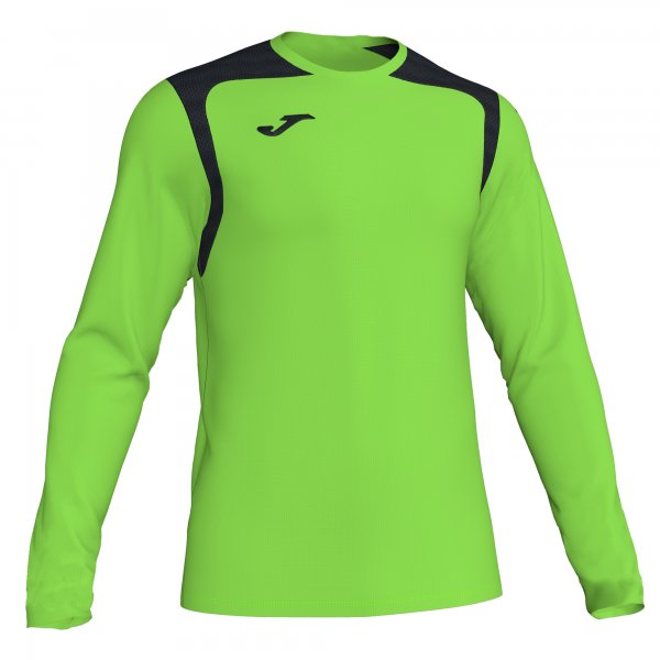 Long sleeve shirt man Championship V fluorescent green black