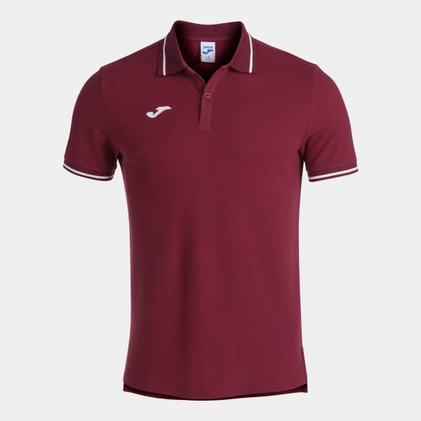 Polo shirt short-sleeve man Confort II burgundy