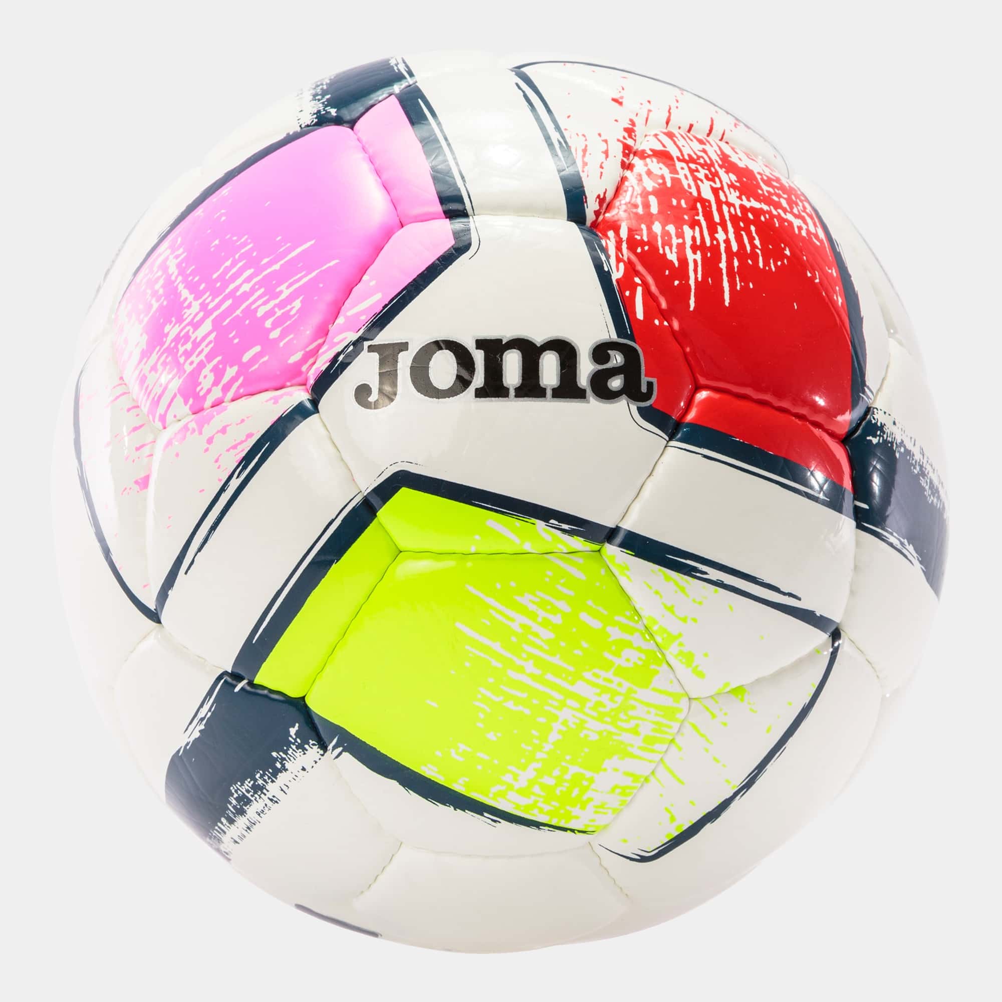 Soccer Ball Dali || Fuchsia Red Fluor Yellow