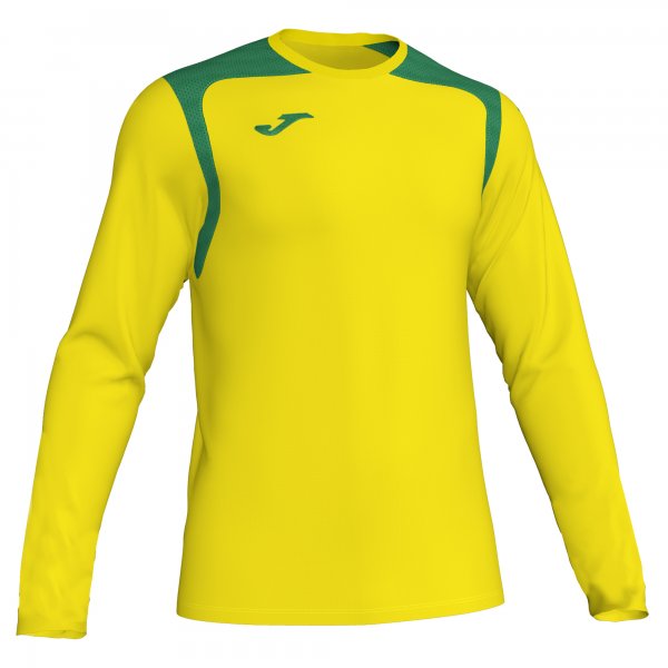 Long sleeve shirt man Championship V yellow green