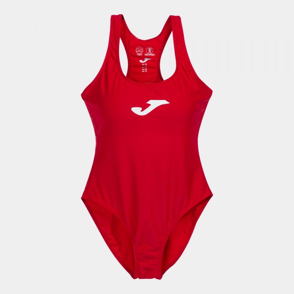 Swimsuit woman Shark red