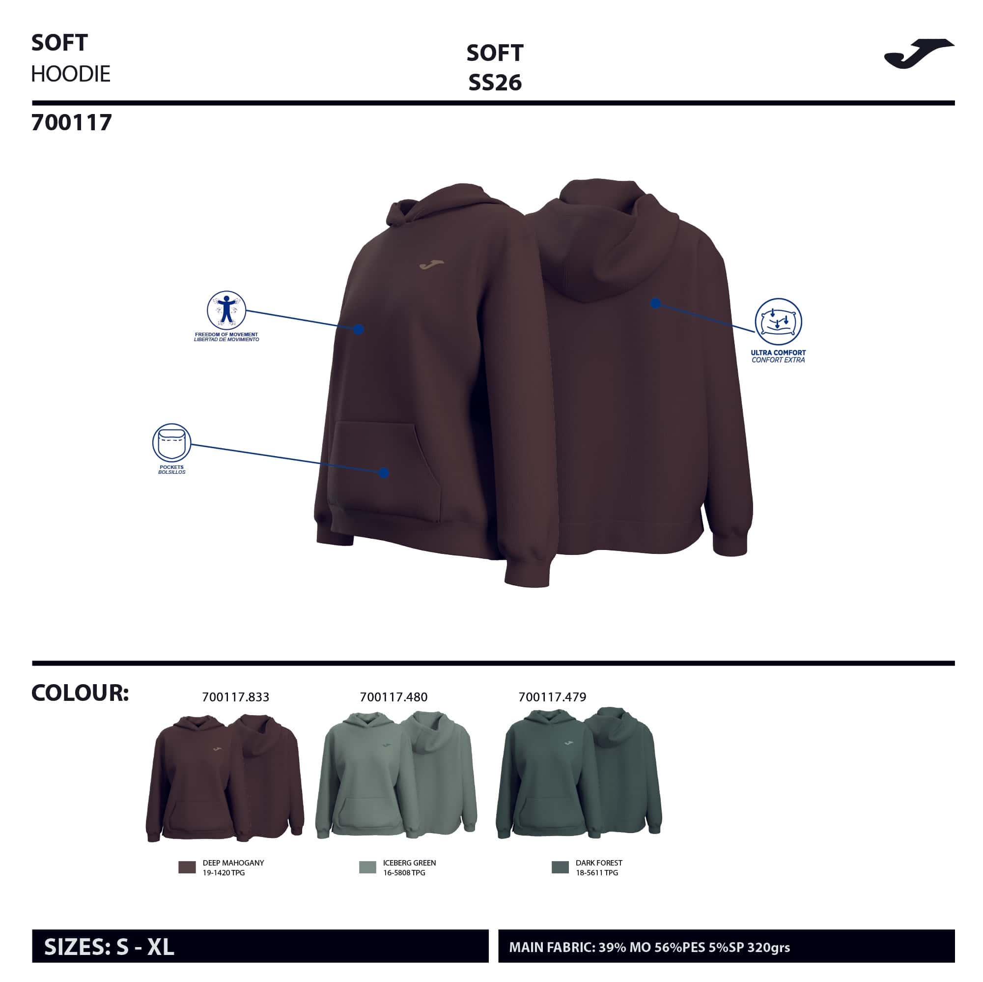 Hooded sweater unisex Breath