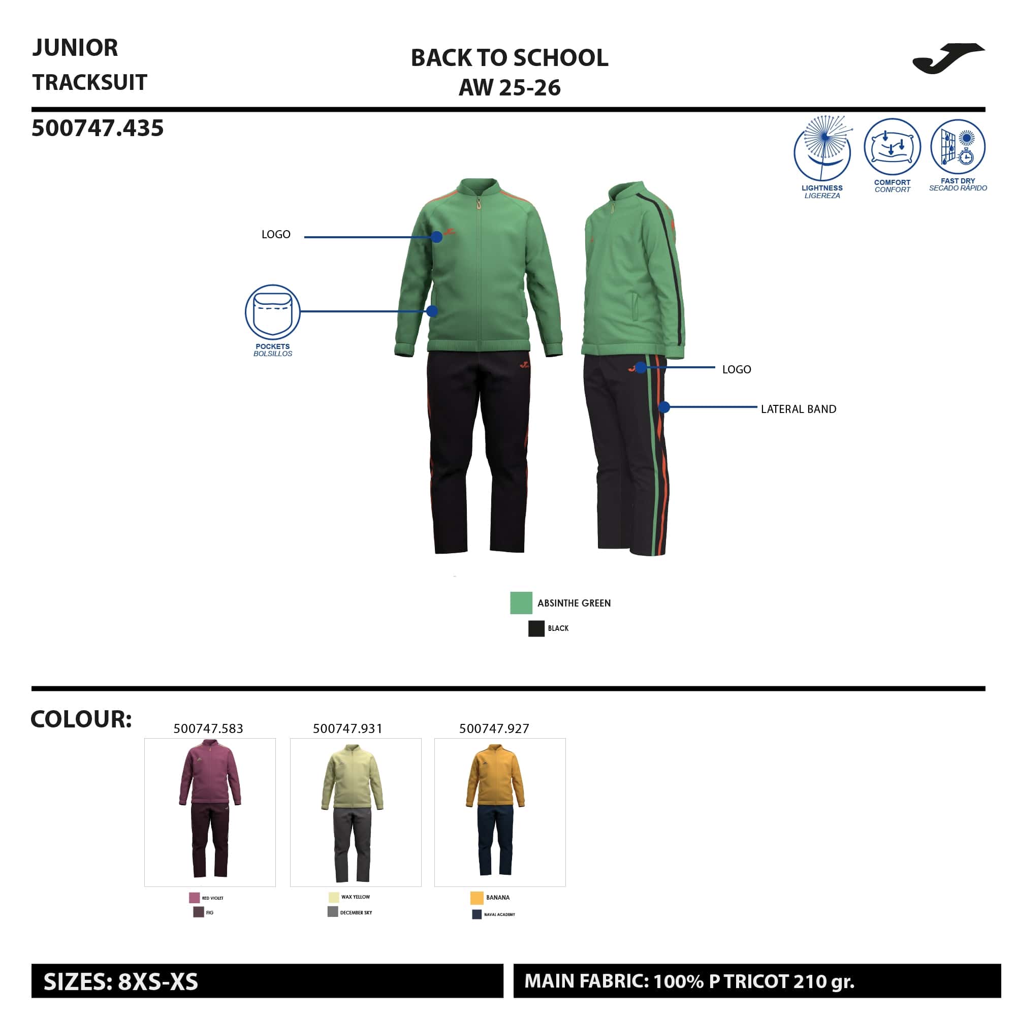 Tracksuit junior Joma Kids