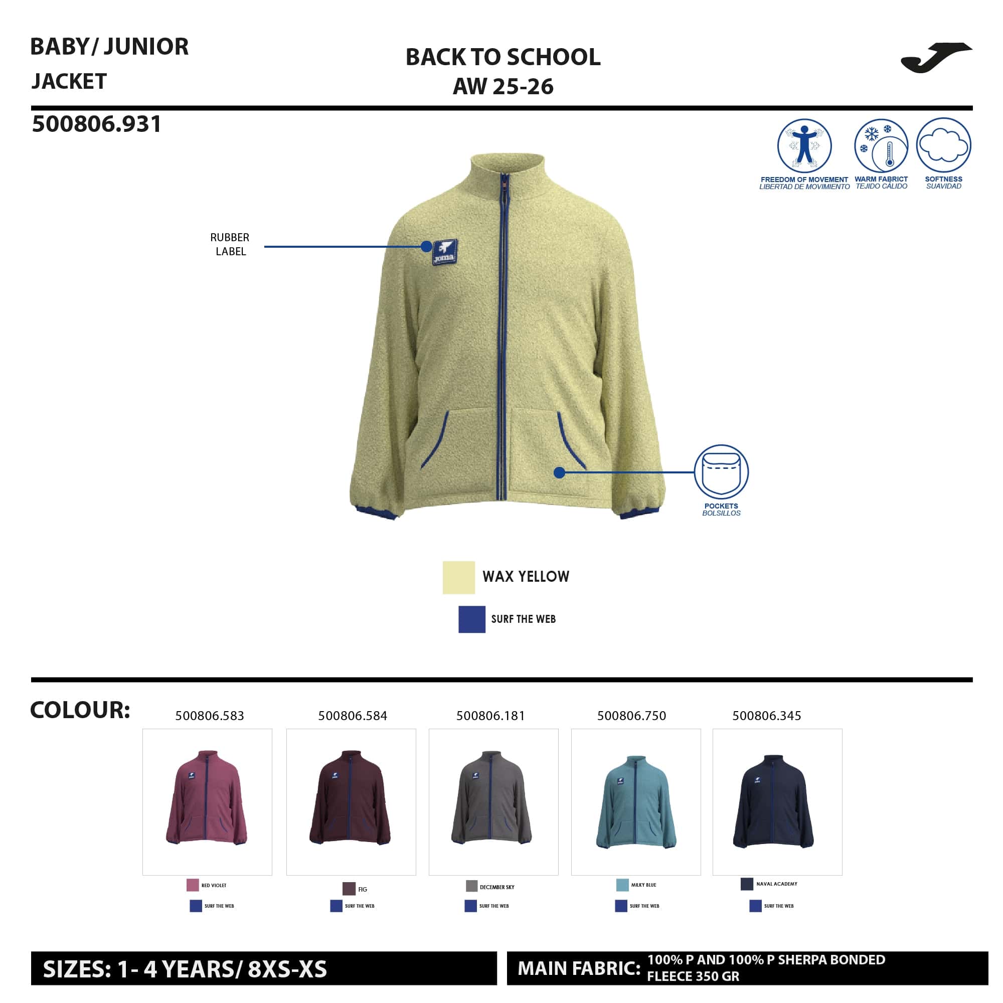 Jacket junior Kids Camp