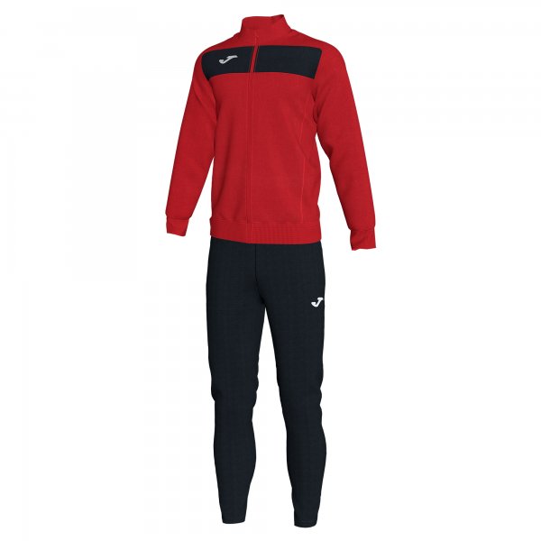 Tracksuit man Academy II red black