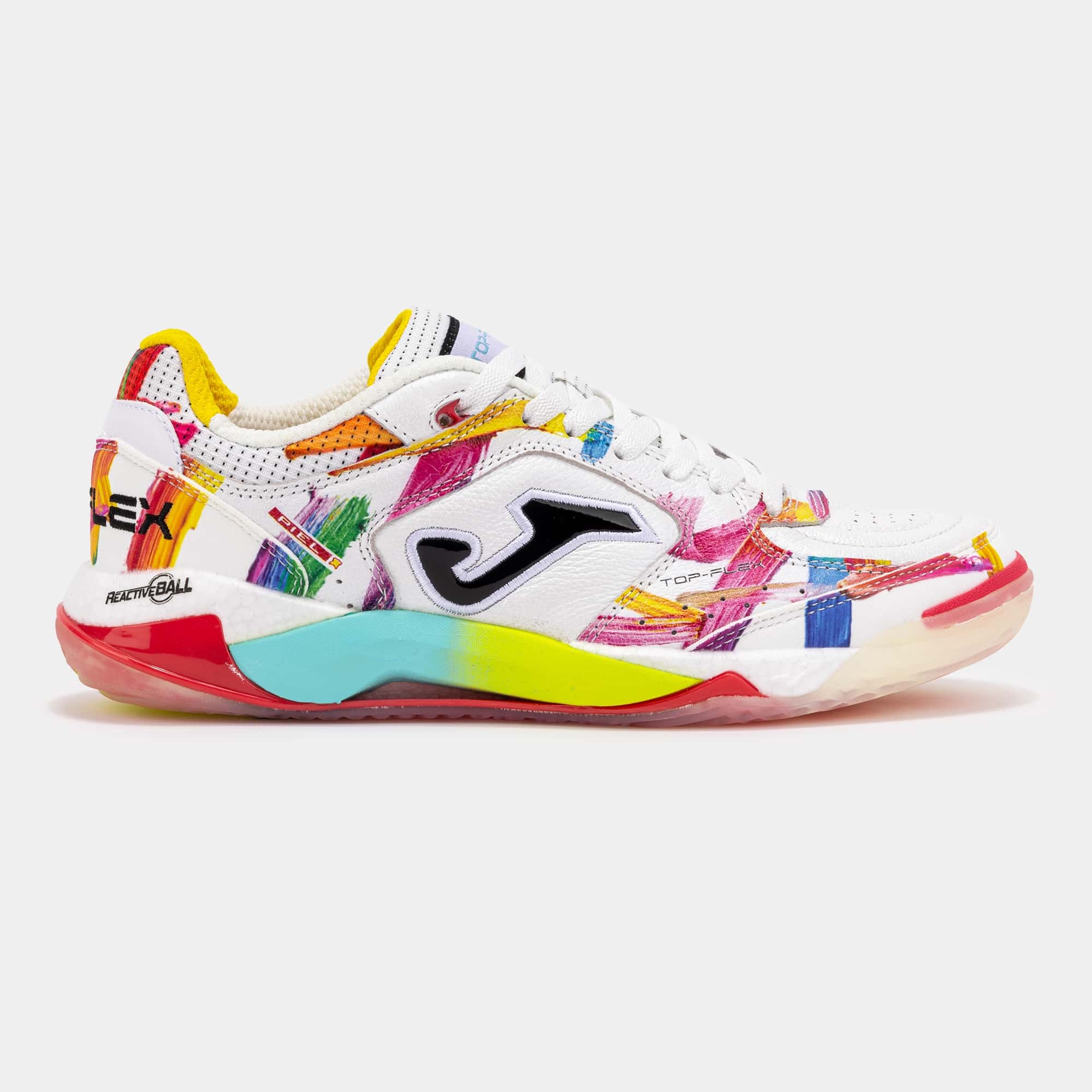 Futsal shoes Top Flex Plus 26 Graffiti indoor white