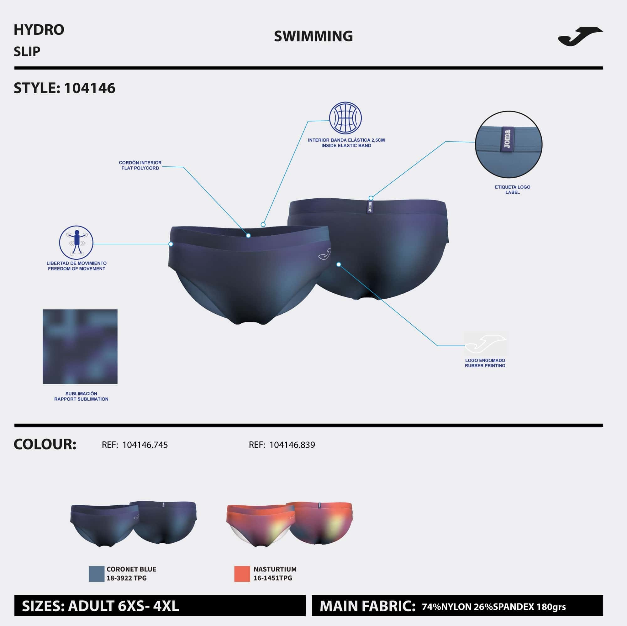 Swimming briefs man Hydro